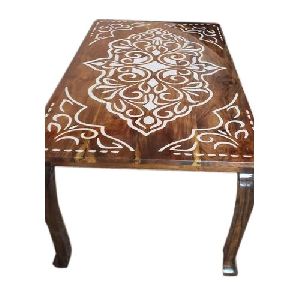 Printed Wooden Dining Table