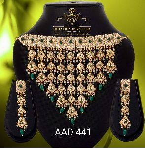 AAD 441 Kumdan Necklace Set