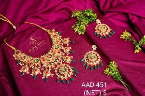 AAD 451 Kumdan Necklace Set