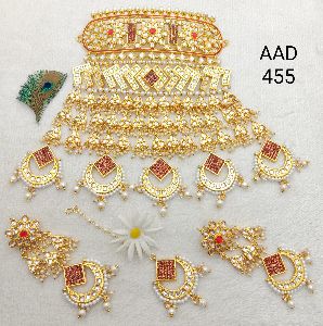 AAD 455 Kumdan Necklace Set