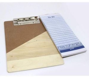 Wooden clip pad