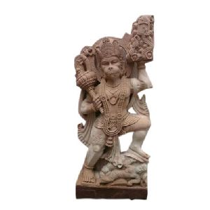 Handmade Marble Hanuman Statue