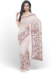 Peach Tota Maina Saree