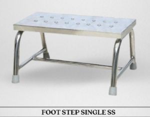 Stainless Steel Single Foot Step