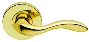 276 Brass Rose Door Handle