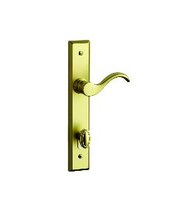 279 Brass Plate Door Handle