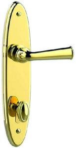 282 Brass Plate Door Handle