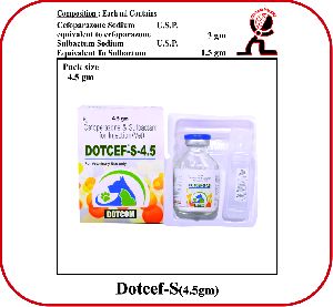 dotcef-s cefoperazone sulbactam dry injection