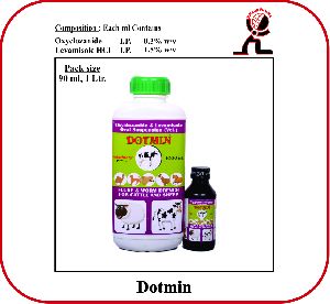 Dotmin Oral.Oxyclozanide I.p. 0.3% W/v Levamisole Hcl I.p. 1.5% W/v