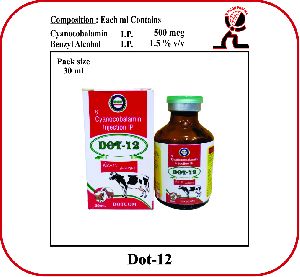 VITAMIN B-12 (CYANOCOBALAMIN) INJECTION DOT-12