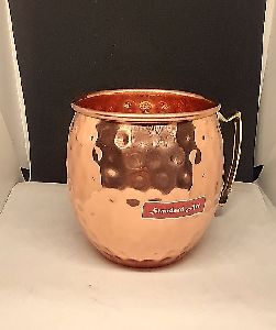 Copper Hammered Mug