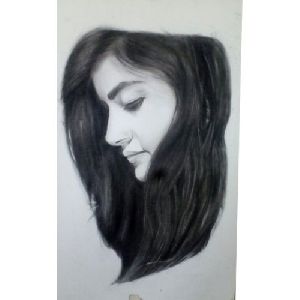 Wall Decor Sketch Portrait Painting