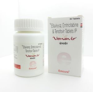 Vonavir Efavirenz, Emtricitabine And Tenofovir Tablet