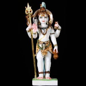 Marble Mahadev Statue