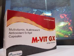 Multivitamin Multimineral and Antioxidant Softgel Capsules