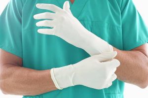 Surgical Pre powdered Gloves