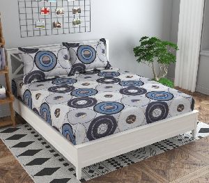 Multi sikka 108x108 inch double bed bedsheet