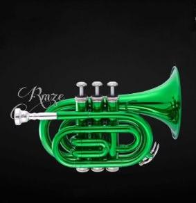 Rmze Professional Magic Green Pocket Trumpet