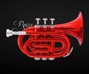 Rmze Professional T Red Pocket Trumpet