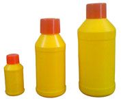 plastic chemical bottles