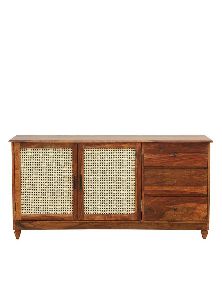 Net Design Sheesham Wooden Cabinet