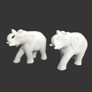 Marble Decorative Elephant Statue