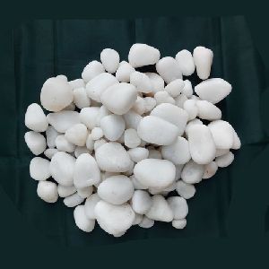 White Tumbled Stones