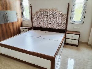 Wooden King Size Double Bed