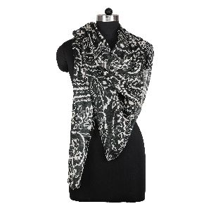 Printed Silk Stole