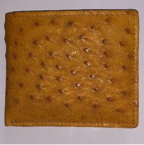Genuine Ostrich Leather Men wallet