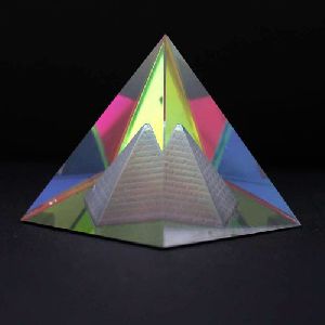 Colorful Crystal Pyramid