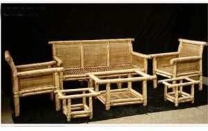 bamboo cane sofa set