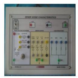 zener diode characteristics apparatus