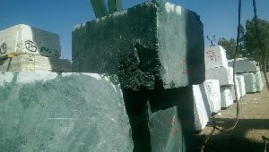 green marble block