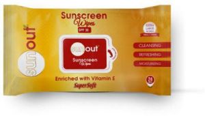 Sunscreen Wipes .