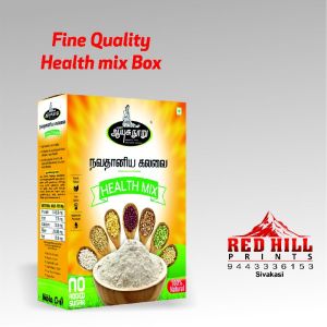 Health mix box printing