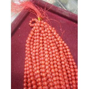 orange beads mala