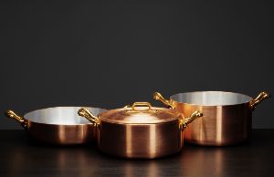 Stainless steel cooking pots set of 3