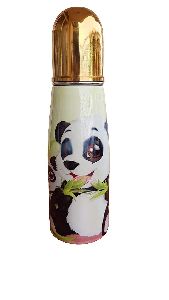 Baby Stainless Steel Feeding Bottle Multicolor Printed