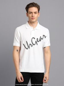 Mens Plain Polo Neck T Shirt