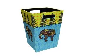 Printed Canvas Basket