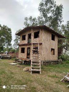 bamboo huts