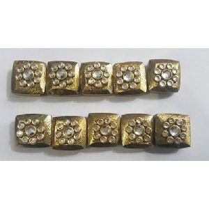 Square Brass Beads