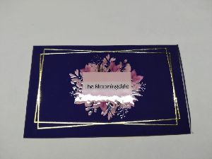 UV PRINTED VELVET VISITING CARD 400 GSM