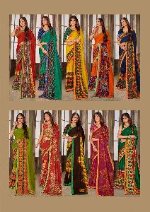 digital printed sarees