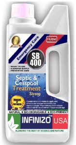 Infinizo USA SB 400 Septic Tank Bacterial Treatment Liquid (Strong-1 Liter)