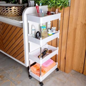 4 Layer Storage Organizer Rack