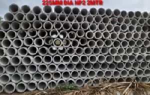 225MM DIA NP2 CLASS PRECAST PIPE 2MTR LENGTH