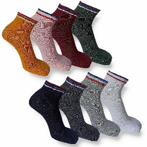 Ankle Length Striped Socks