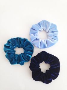 Velvet scrunchies